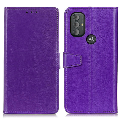 Handytasche Stand Schutzhülle Flip Leder Hülle A06D für Motorola Moto G Play (2023) Violett