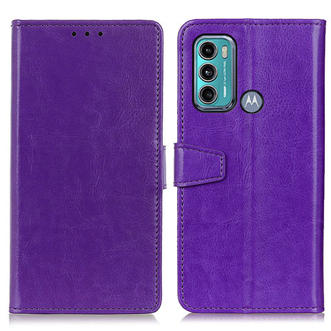 Handytasche Stand Schutzhülle Flip Leder Hülle A06D für Motorola Moto G40 Fusion Violett