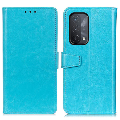 Handytasche Stand Schutzhülle Flip Leder Hülle A06D für OnePlus Nord N200 5G Hellblau