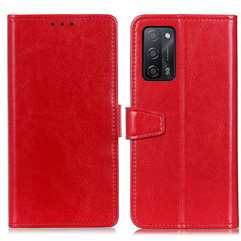 Handytasche Stand Schutzhülle Flip Leder Hülle A06D für Oppo A53s 5G Rot