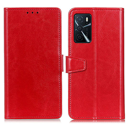 Handytasche Stand Schutzhülle Flip Leder Hülle A06D für Oppo A54s Rot