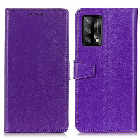 Handytasche Stand Schutzhülle Flip Leder Hülle A06D für Oppo A74 4G Violett