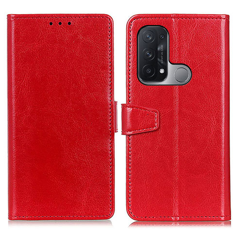 Handytasche Stand Schutzhülle Flip Leder Hülle A06D für Oppo Reno5 A Rot