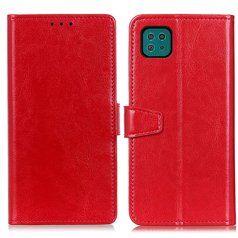 Handytasche Stand Schutzhülle Flip Leder Hülle A06D für Samsung Galaxy A22s 5G Rot