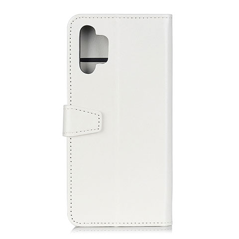 Handytasche Stand Schutzhülle Flip Leder Hülle A06D für Samsung Galaxy A32 4G Weiß