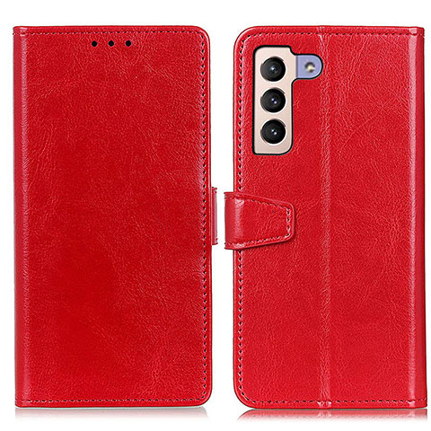 Handytasche Stand Schutzhülle Flip Leder Hülle A06D für Samsung Galaxy S21 Plus 5G Rot