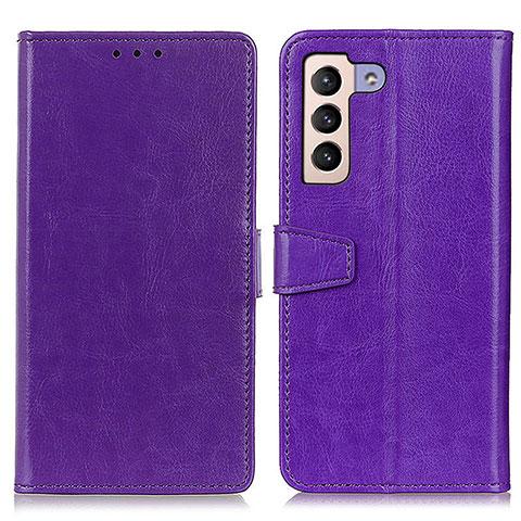 Handytasche Stand Schutzhülle Flip Leder Hülle A06D für Samsung Galaxy S21 Plus 5G Violett