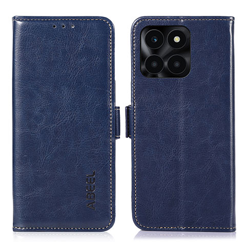 Handytasche Stand Schutzhülle Flip Leder Hülle A07D für Huawei Honor X8b Blau