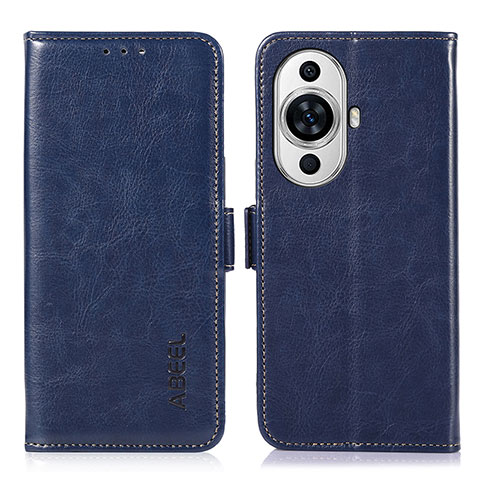 Handytasche Stand Schutzhülle Flip Leder Hülle A07D für Huawei Nova 11 Ultra Blau