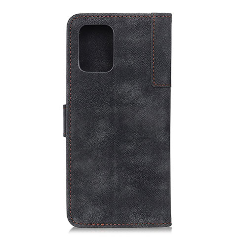 Handytasche Stand Schutzhülle Flip Leder Hülle A07D für Motorola Moto Edge S 5G Schwarz