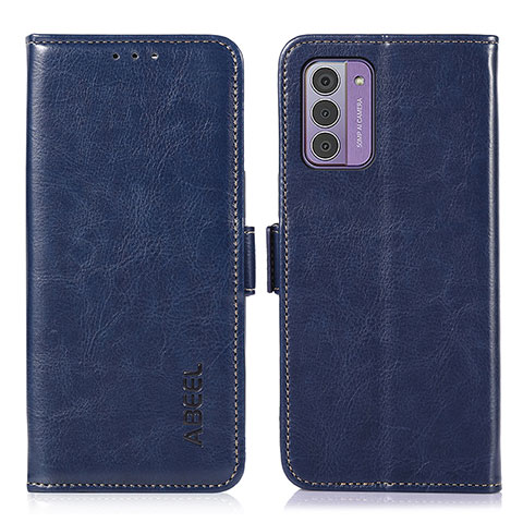 Handytasche Stand Schutzhülle Flip Leder Hülle A07D für Nokia G42 5G Blau