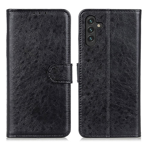 Handytasche Stand Schutzhülle Flip Leder Hülle A07D für Samsung Galaxy A13 5G Schwarz