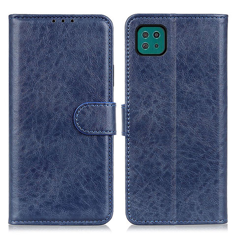 Handytasche Stand Schutzhülle Flip Leder Hülle A07D für Samsung Galaxy A22 5G Blau