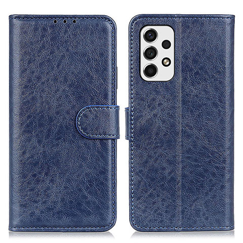 Handytasche Stand Schutzhülle Flip Leder Hülle A07D für Samsung Galaxy A53 5G Blau