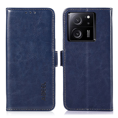 Handytasche Stand Schutzhülle Flip Leder Hülle A07D für Xiaomi Mi 13T 5G Blau