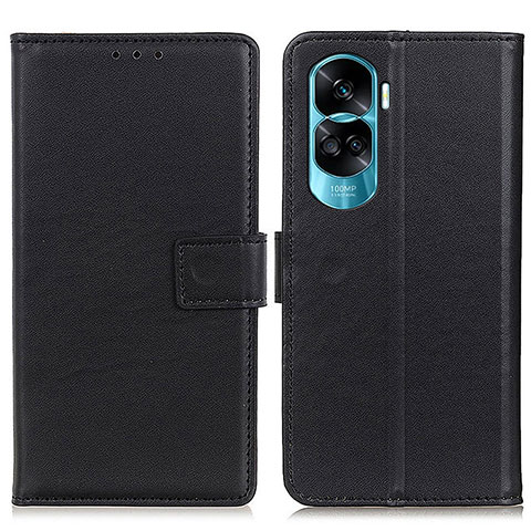 Handytasche Stand Schutzhülle Flip Leder Hülle A08D für Huawei Honor 90 Lite 5G Schwarz