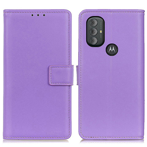 Handytasche Stand Schutzhülle Flip Leder Hülle A08D für Motorola Moto G Play (2023) Violett