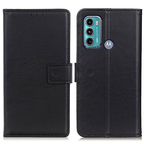 Handytasche Stand Schutzhülle Flip Leder Hülle A08D für Motorola Moto G60 Schwarz