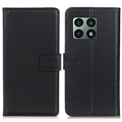 Handytasche Stand Schutzhülle Flip Leder Hülle A08D für OnePlus 10 Pro 5G Schwarz