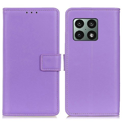 Handytasche Stand Schutzhülle Flip Leder Hülle A08D für OnePlus 10 Pro 5G Violett