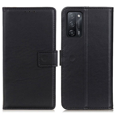 Handytasche Stand Schutzhülle Flip Leder Hülle A08D für Oppo A53s 5G Schwarz