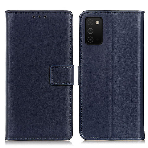 Handytasche Stand Schutzhülle Flip Leder Hülle A08D für Samsung Galaxy A02s Blau