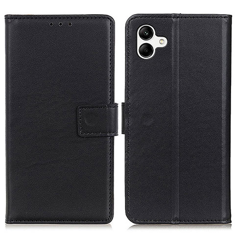 Handytasche Stand Schutzhülle Flip Leder Hülle A08D für Samsung Galaxy A04E Schwarz