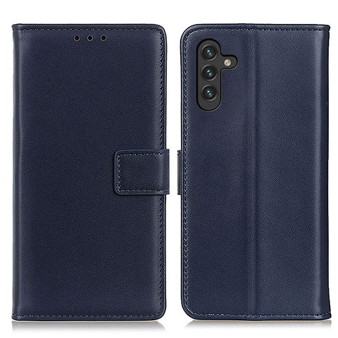 Handytasche Stand Schutzhülle Flip Leder Hülle A08D für Samsung Galaxy A04s Blau