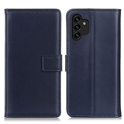 Handytasche Stand Schutzhülle Flip Leder Hülle A08D für Samsung Galaxy A13 4G Blau