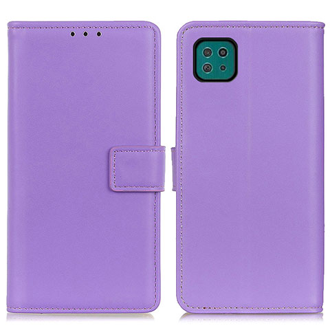Handytasche Stand Schutzhülle Flip Leder Hülle A08D für Samsung Galaxy A22 5G Violett