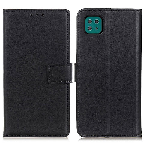 Handytasche Stand Schutzhülle Flip Leder Hülle A08D für Samsung Galaxy A22s 5G Schwarz