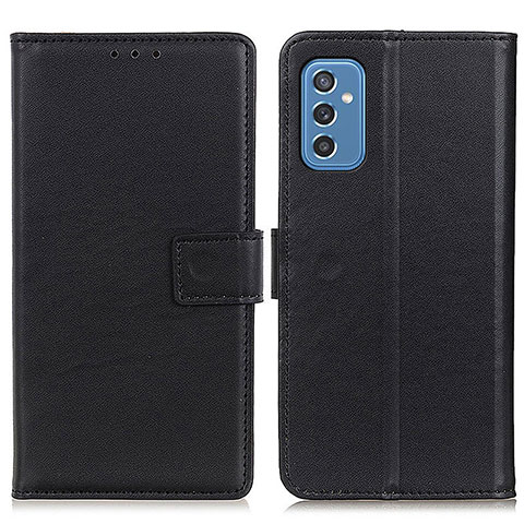 Handytasche Stand Schutzhülle Flip Leder Hülle A08D für Samsung Galaxy M52 5G Schwarz