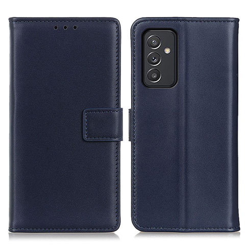 Handytasche Stand Schutzhülle Flip Leder Hülle A08D für Samsung Galaxy M54 5G Blau