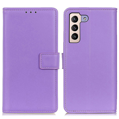 Handytasche Stand Schutzhülle Flip Leder Hülle A08D für Samsung Galaxy S21 FE 5G Violett