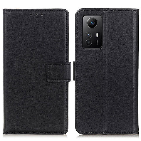 Handytasche Stand Schutzhülle Flip Leder Hülle A08D für Xiaomi Redmi Note 12S Schwarz