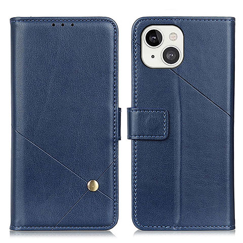 Handytasche Stand Schutzhülle Flip Leder Hülle A09 für Apple iPhone 13 Mini Blau