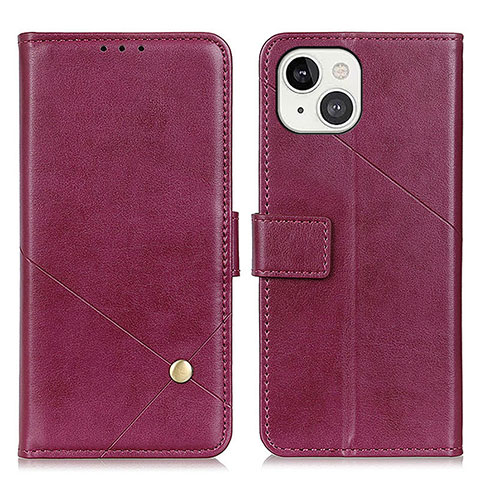 Handytasche Stand Schutzhülle Flip Leder Hülle A09 für Apple iPhone 15 Plus Violett