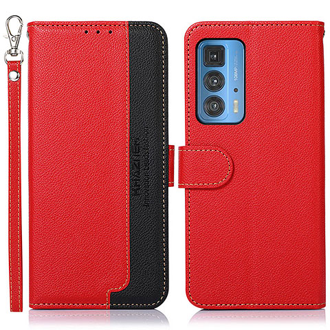 Handytasche Stand Schutzhülle Flip Leder Hülle A09D für Motorola Moto Edge S Pro 5G Rot