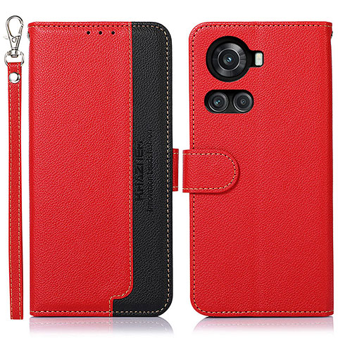 Handytasche Stand Schutzhülle Flip Leder Hülle A09D für OnePlus 10R 5G Rot