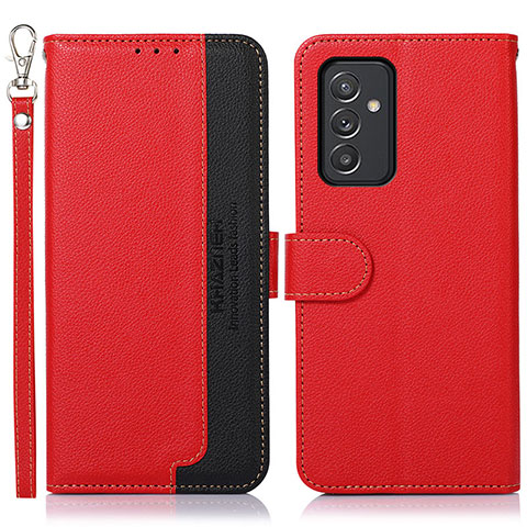 Handytasche Stand Schutzhülle Flip Leder Hülle A09D für Samsung Galaxy A15 5G Rot