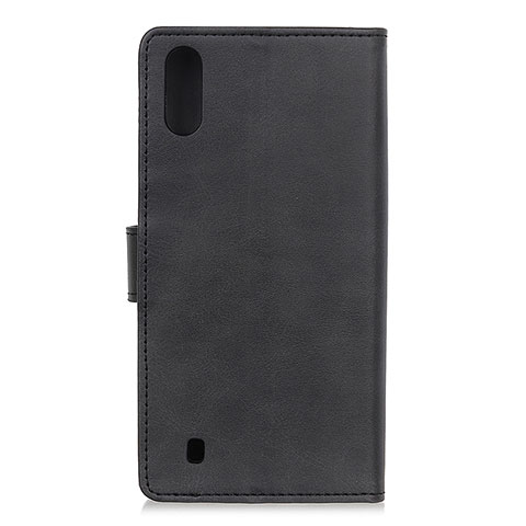 Handytasche Stand Schutzhülle Flip Leder Hülle A09D für Samsung Galaxy M01 Schwarz