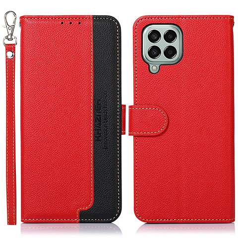 Handytasche Stand Schutzhülle Flip Leder Hülle A09D für Samsung Galaxy M33 5G Rot