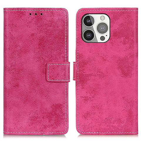 Handytasche Stand Schutzhülle Flip Leder Hülle A10 für Apple iPhone 15 Pro Pink