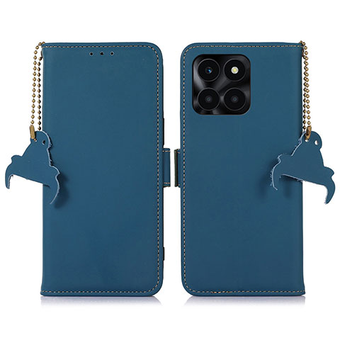 Handytasche Stand Schutzhülle Flip Leder Hülle A11D für Huawei Honor X8b Blau