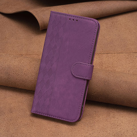 Handytasche Stand Schutzhülle Flip Leder Hülle B01F für Nokia C12 Pro Violett