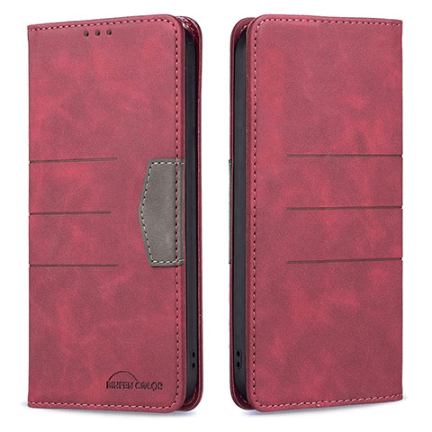 Handytasche Stand Schutzhülle Flip Leder Hülle B01F für Xiaomi Mi 11X 5G Rot