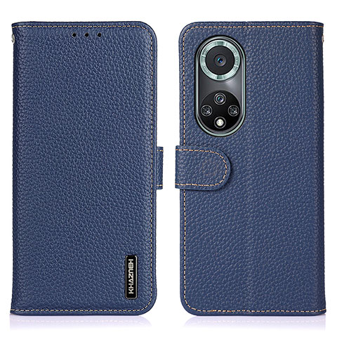 Handytasche Stand Schutzhülle Flip Leder Hülle B01H für Huawei Nova 9 Pro Blau