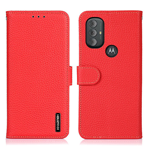 Handytasche Stand Schutzhülle Flip Leder Hülle B01H für Motorola Moto G Play Gen 2 Rot