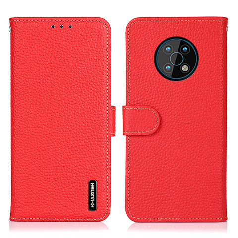 Handytasche Stand Schutzhülle Flip Leder Hülle B01H für Nokia G50 5G Rot