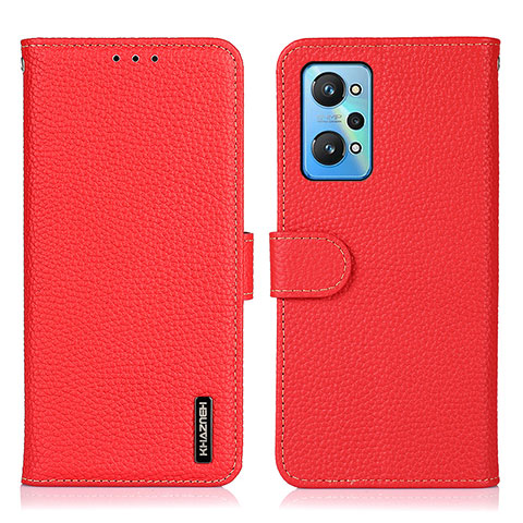 Handytasche Stand Schutzhülle Flip Leder Hülle B01H für Realme GT Neo 3T 5G Rot